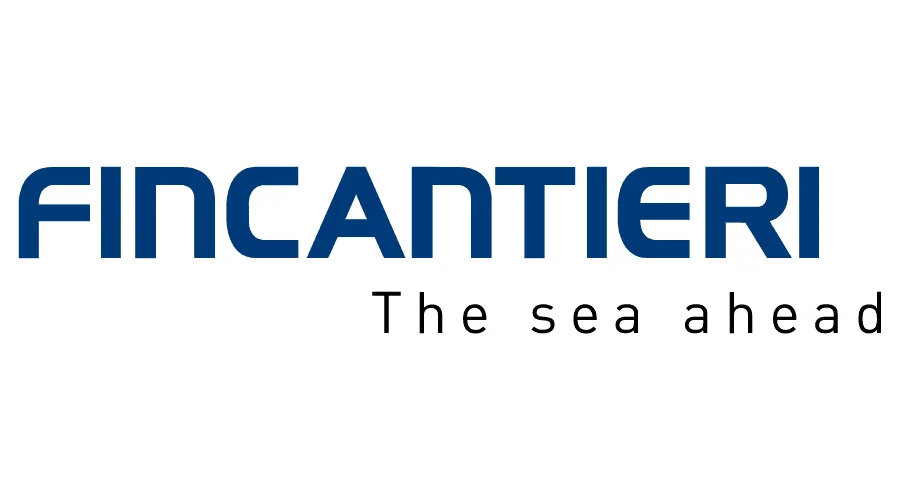 Fincantieri logo - defense shipbuilding client
